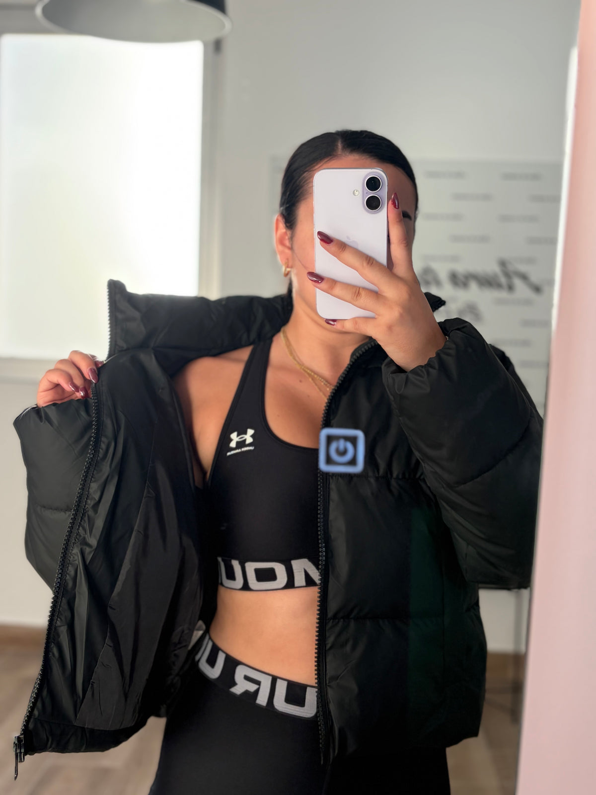 Chaquetón poly negro
