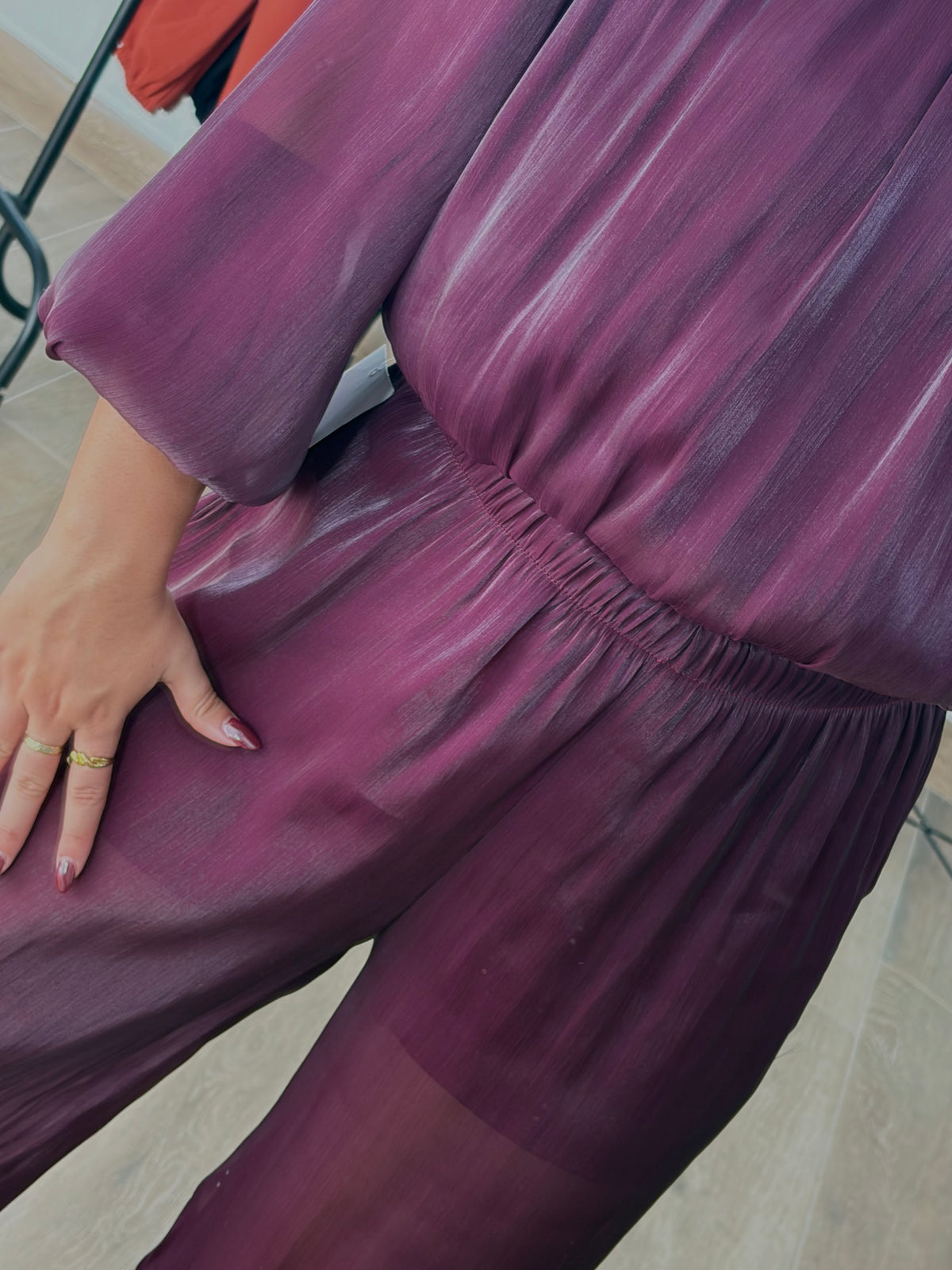 Look elegante Burdeos