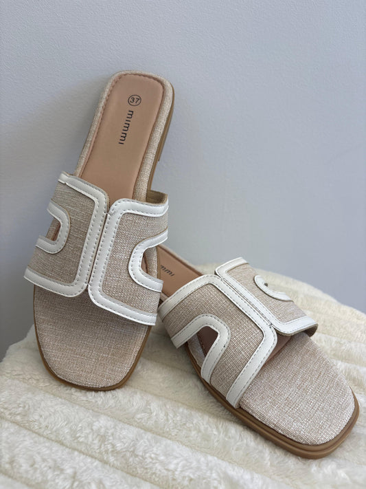 Sandalia beige