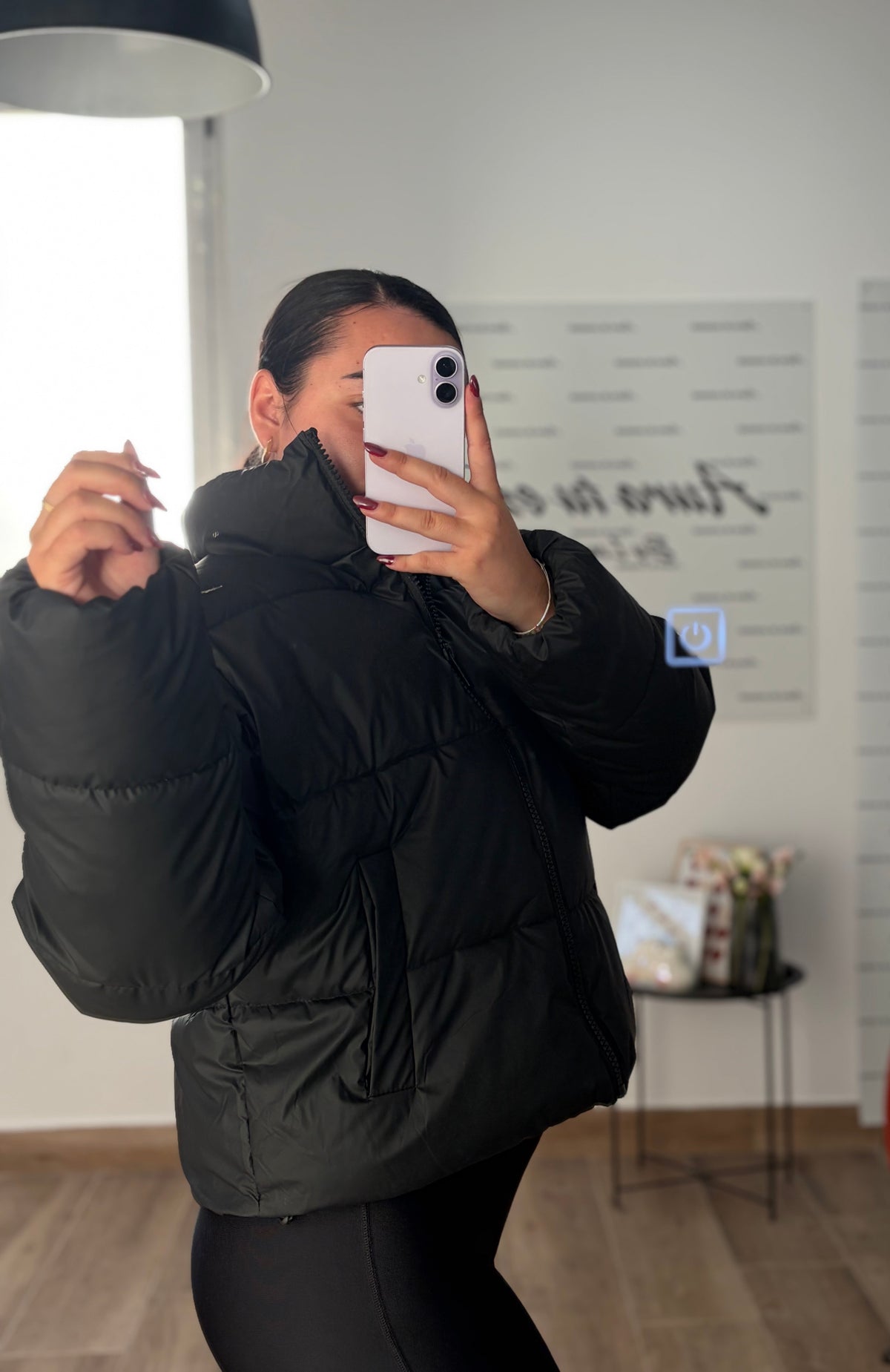 Chaquetón poly negro