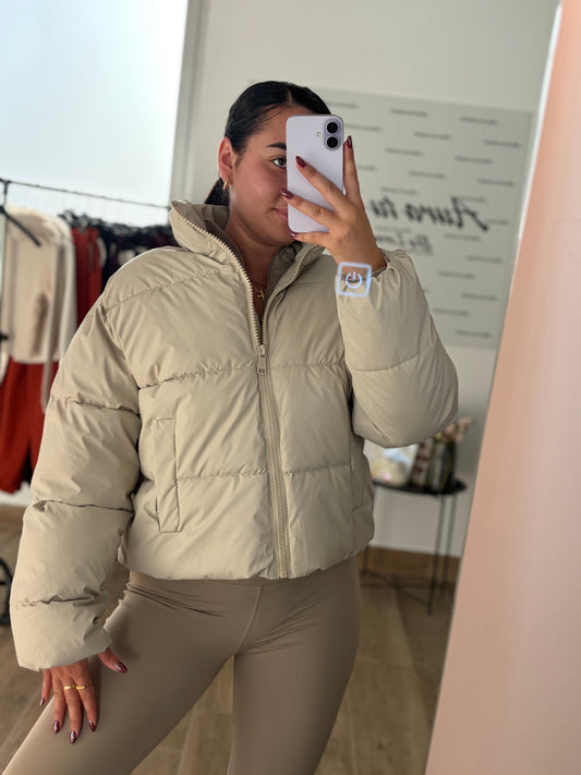 Chaquetón poly beige