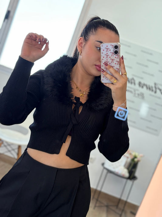 Jersey de pelo negro
