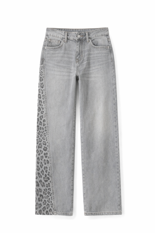 VAQUERO GRIS LEOPARDO