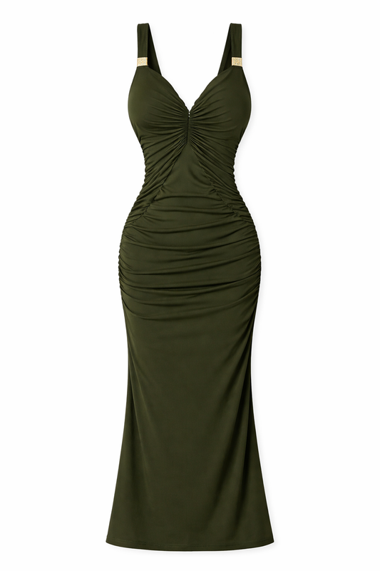 Vestido kaki