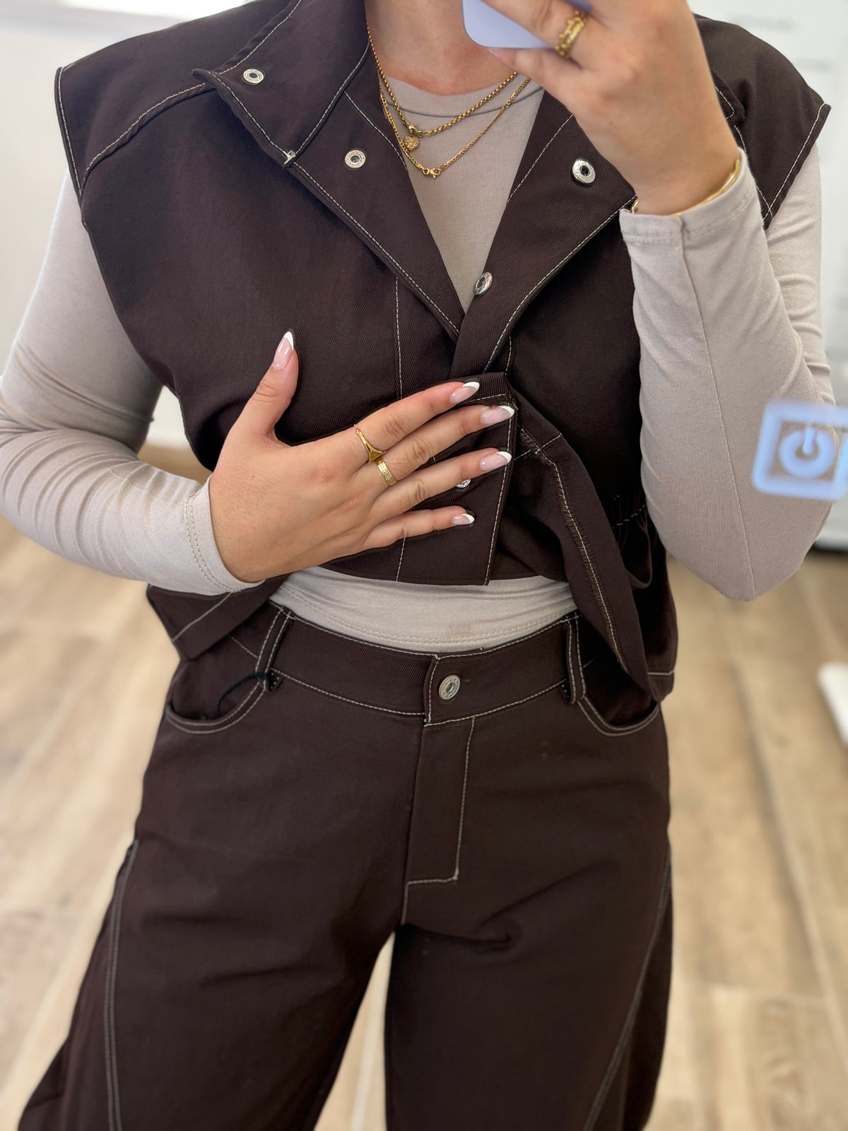 Conjunto Elite marrón