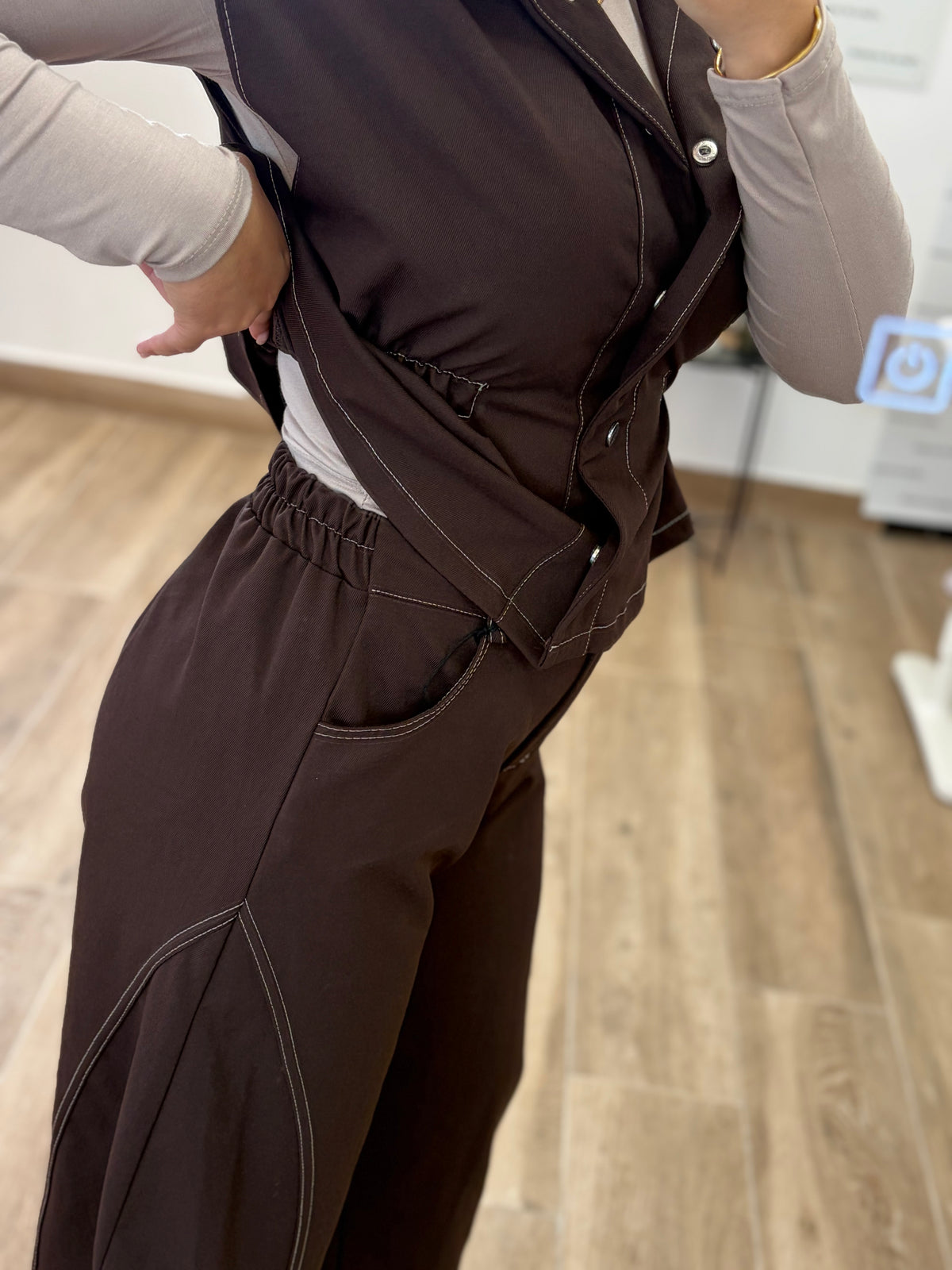 Conjunto Elite marrón