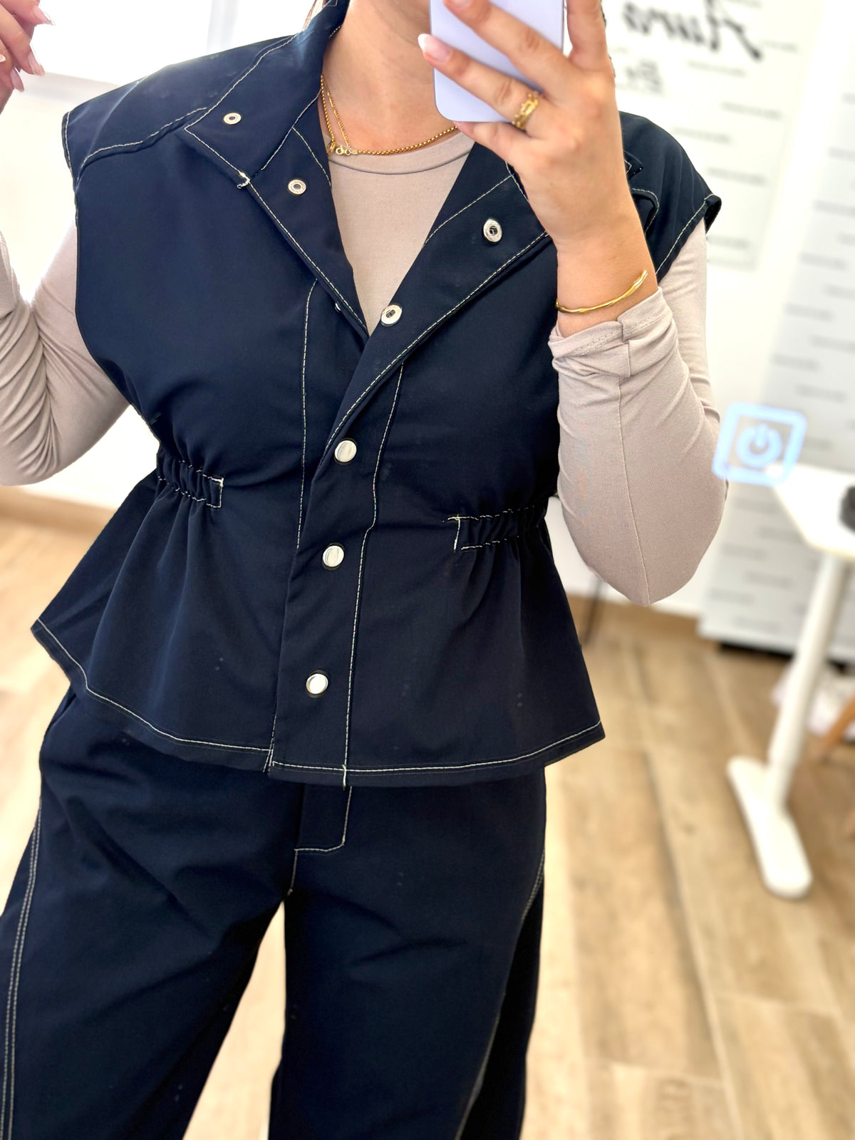 Conjunto elite azul marino