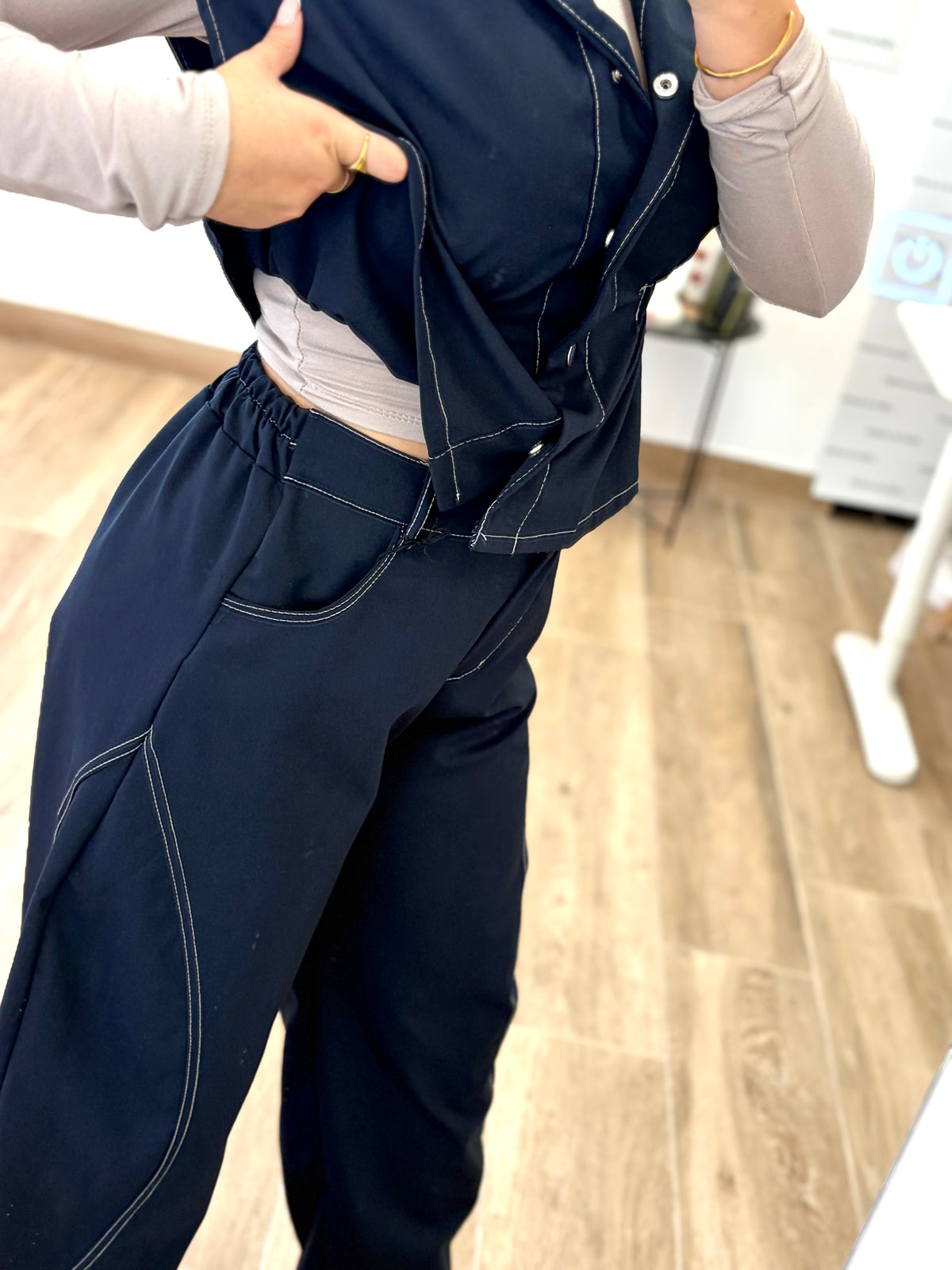 Conjunto elite azul marino