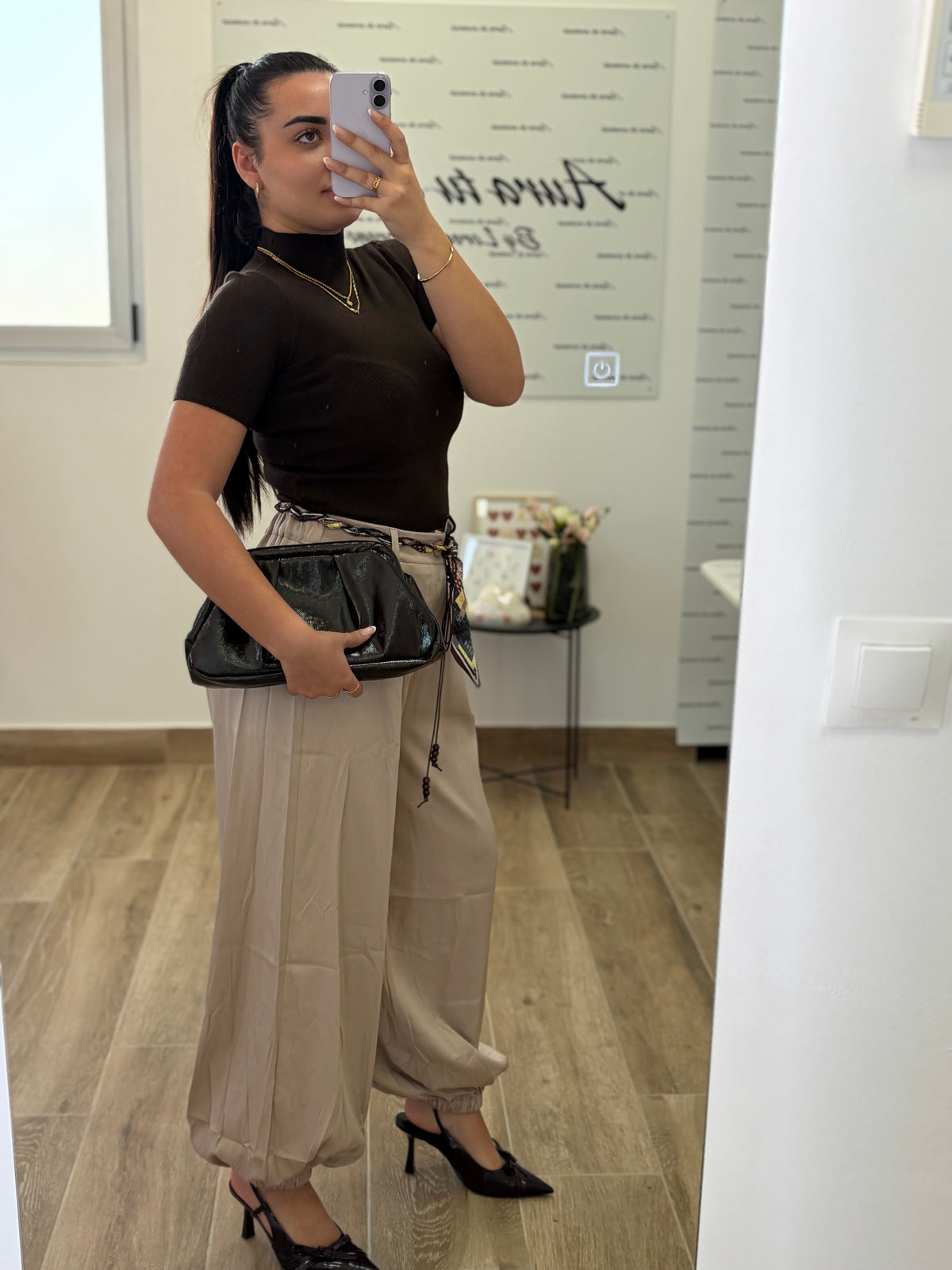 Pantalón milano beige