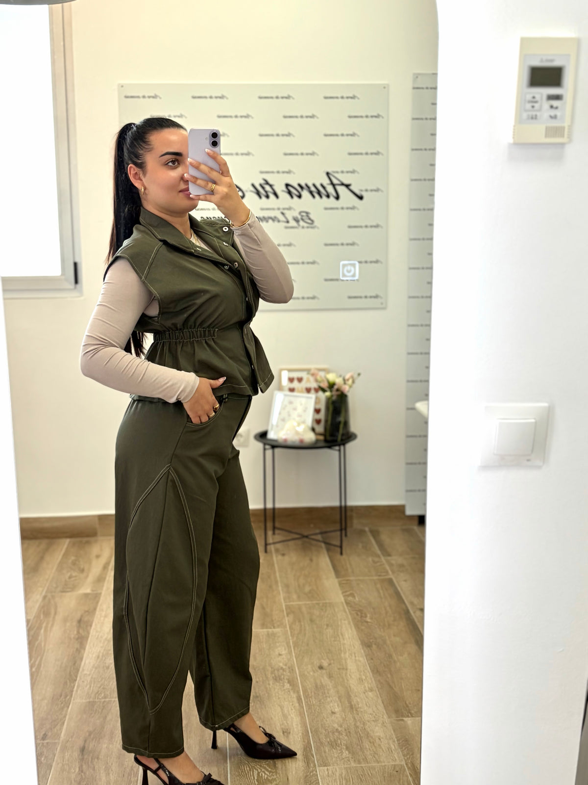 Conjunto elite kaki