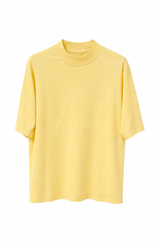 Camiseta Básica Oversize Amarilla
